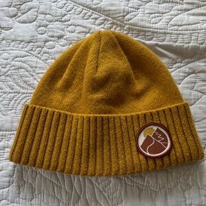 Patagonia Mustard Yellow Knit Beanie